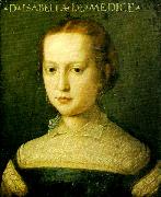 Agnolo Bronzino, portratt av isabella di medici